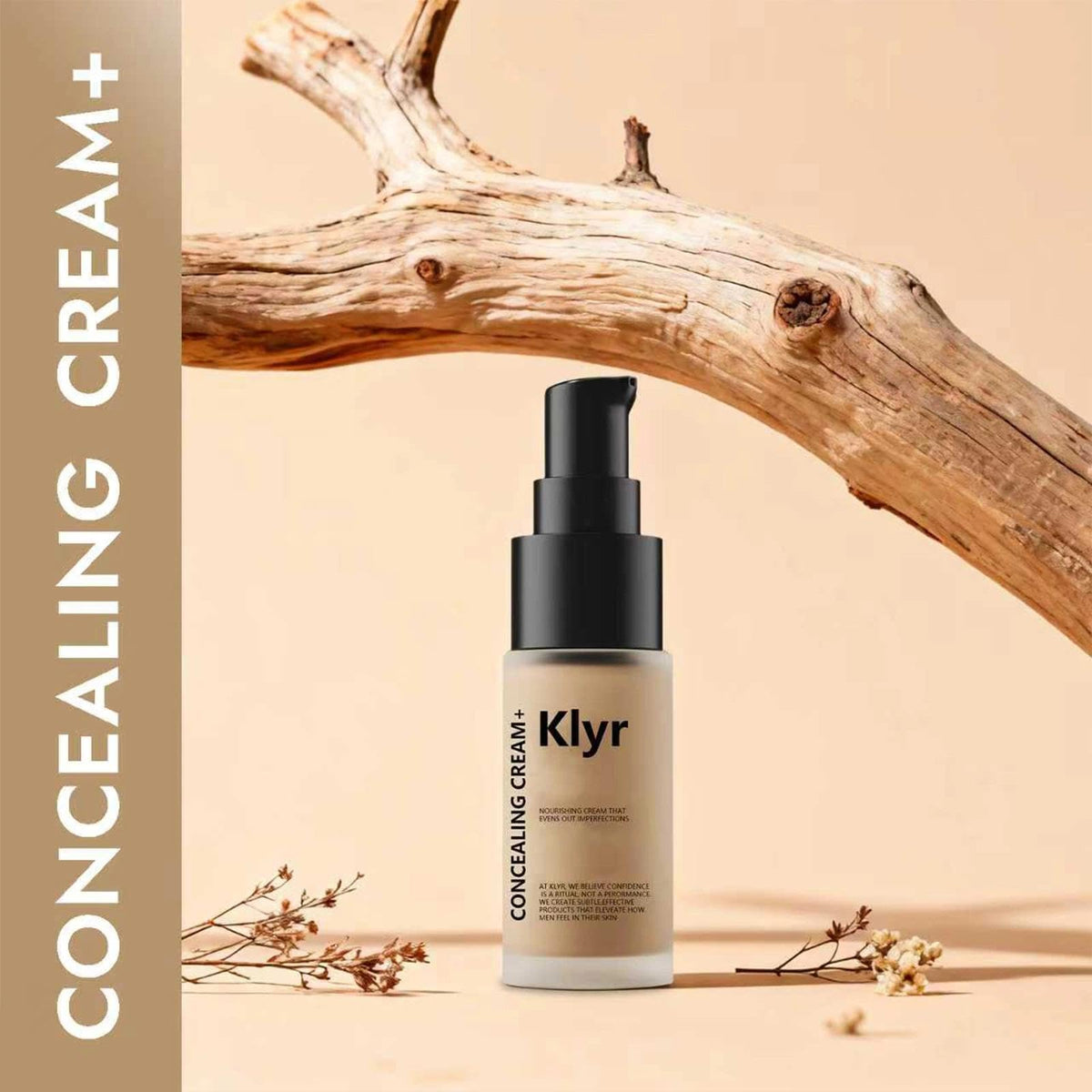 Klyr creamy texture closeup illustrating blendable coverage benefit