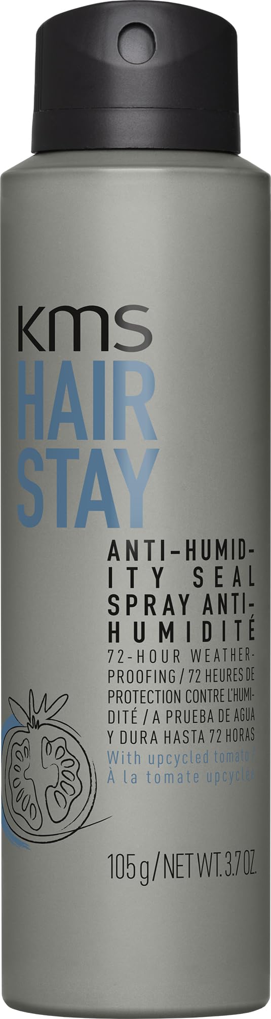 KMS front packaging showing Anti-Humidity Seal and sleek finish benefit