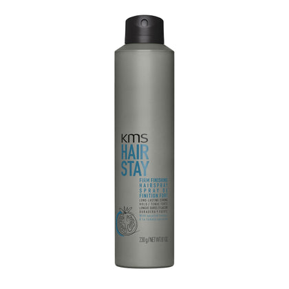 KMS HairStay front packaging showing strong hold and 300ml size benefit