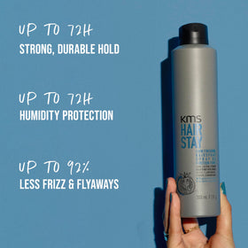 Salon lifestyle with KMS HairStay for professional, photo-ready results