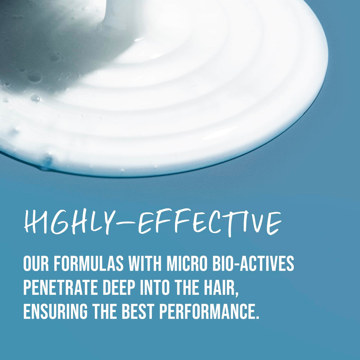 KMS creamy texture close-up of MoistRepair Conditioner showing smooth consistency