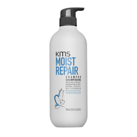 KMS MoistRepair front packaging 750 ml showing bottle and branding benefit of salon-sized supply