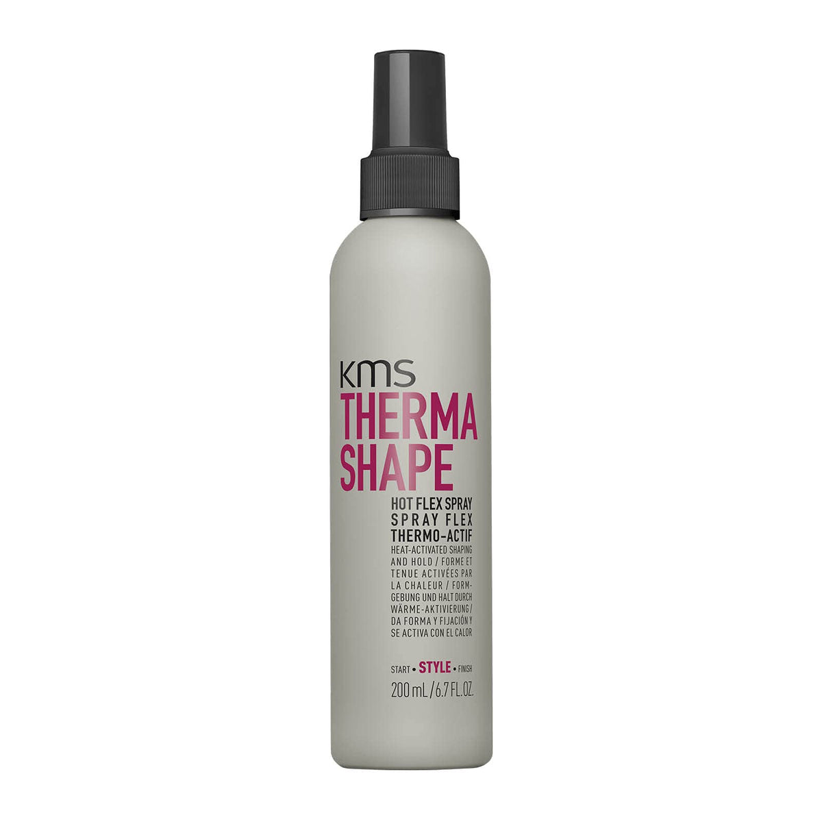 KMS Thermashape front packaging showing bottle and branding for styling clarity