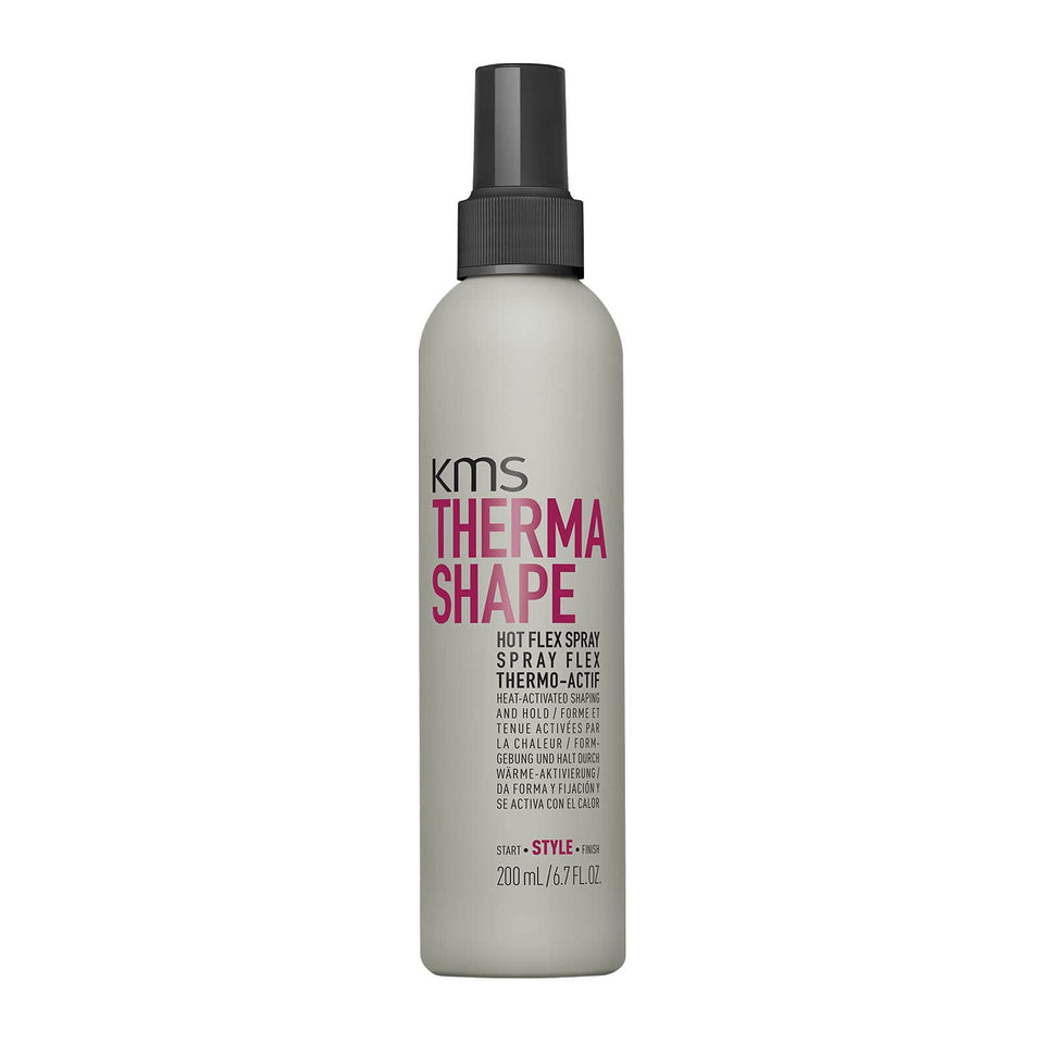 KMS Thermashape front packaging showing bottle and branding for styling clarity
