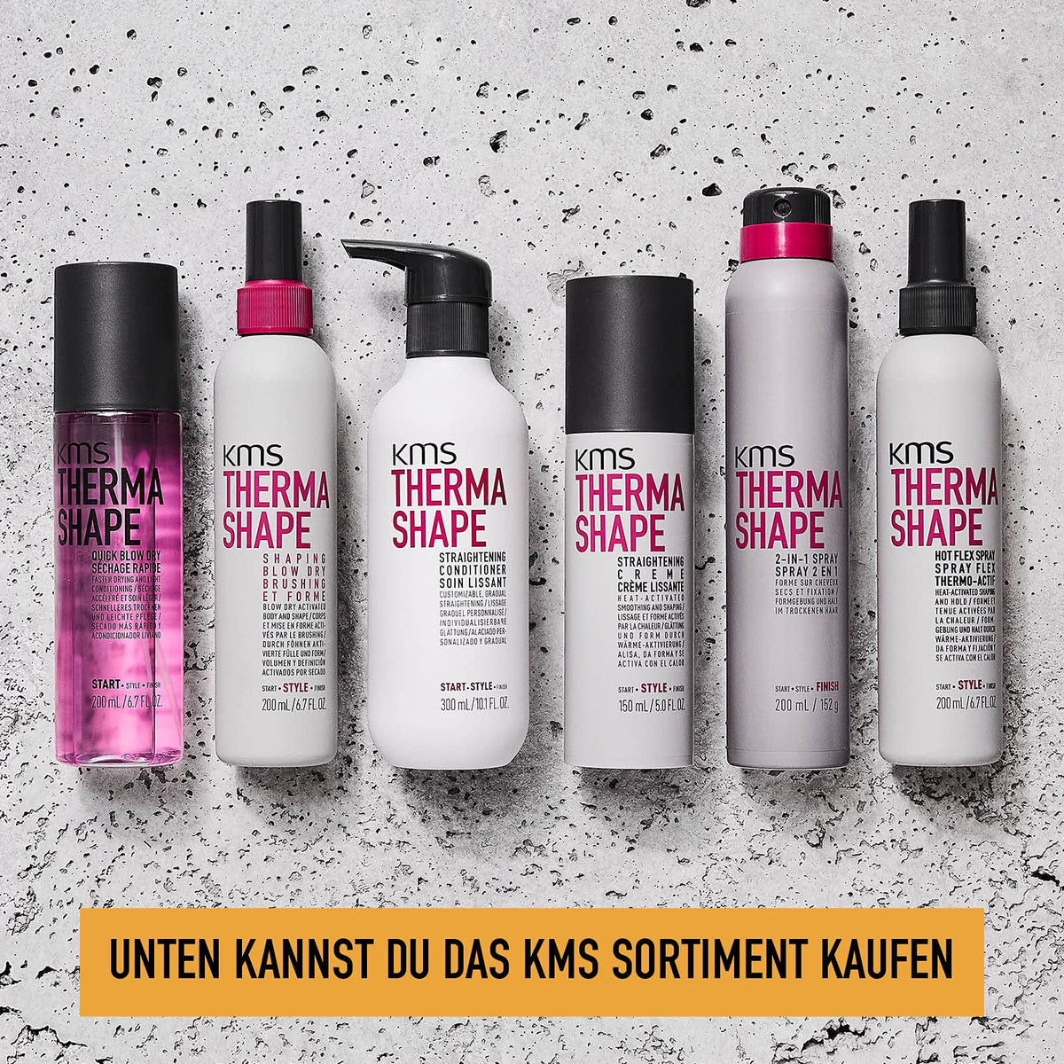 KMS Thermashape used during curling session delivering natural, touchable waves