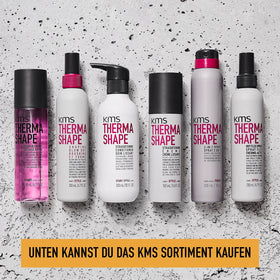 KMS Thermashape used during curling session delivering natural, touchable waves