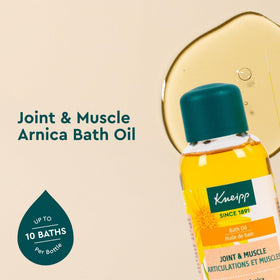 kneipp closeup label highlighting arnica and essential oils for clarity