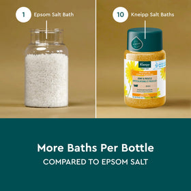 Kneipp label close-up showing Arnica and essential oils, conveying botanical formulation clarity