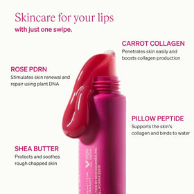 KNEMO applying to lips for visible moisture and softening benefit