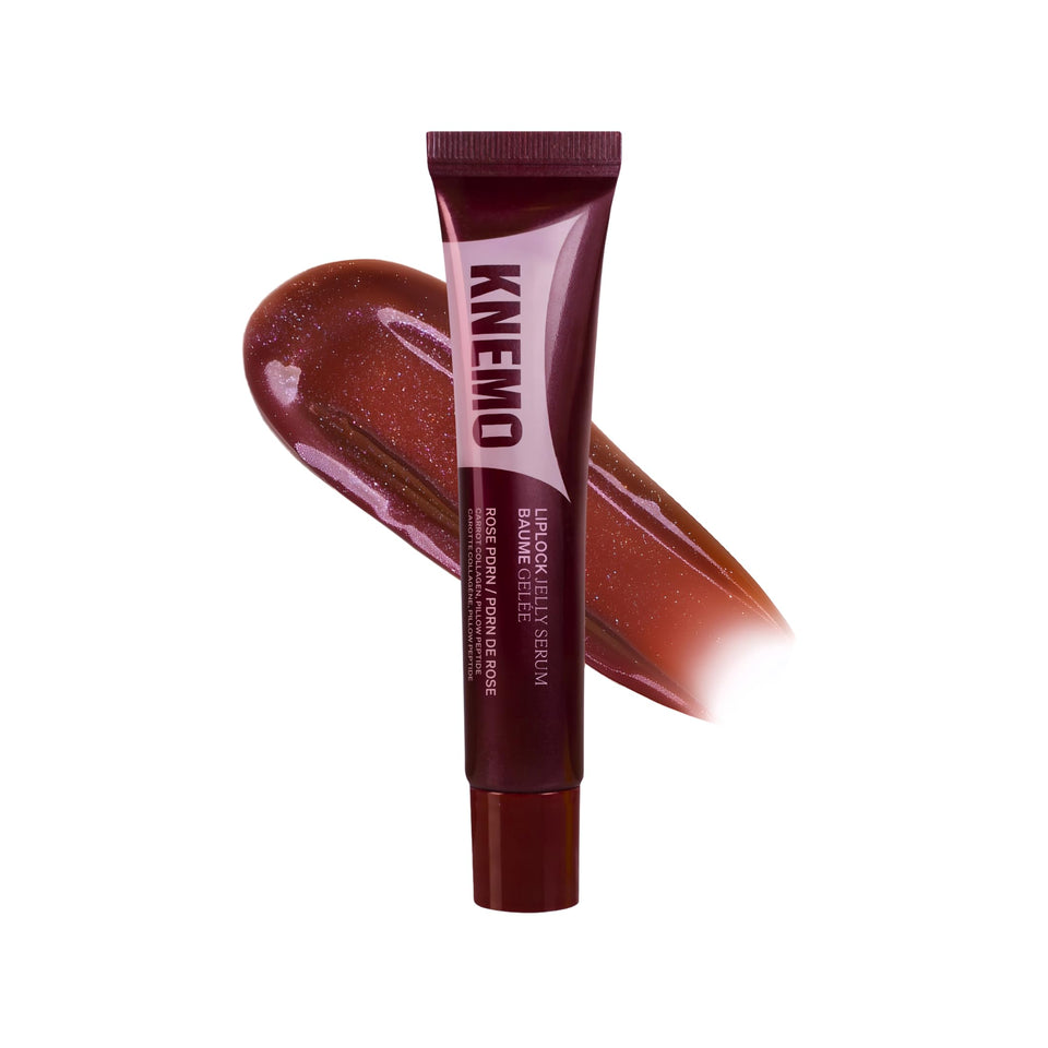 KNEMO front packaging showing red brown tint and glossy finish benefit