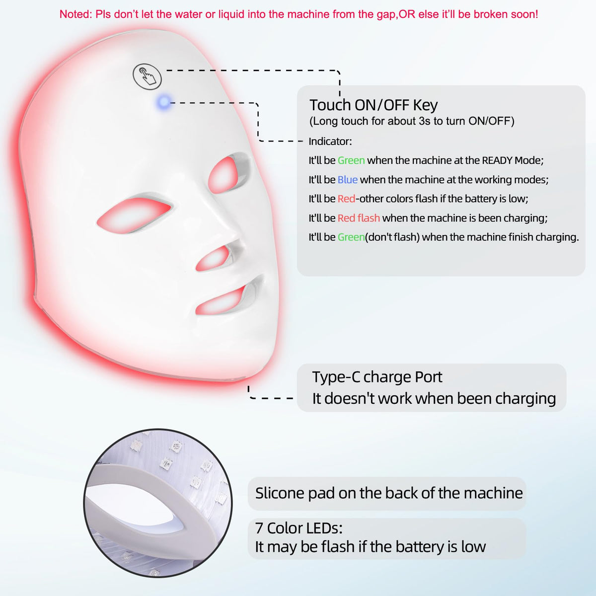 KNNKNN wearable mask in use on a model demonstrating hands-free convenience benefit