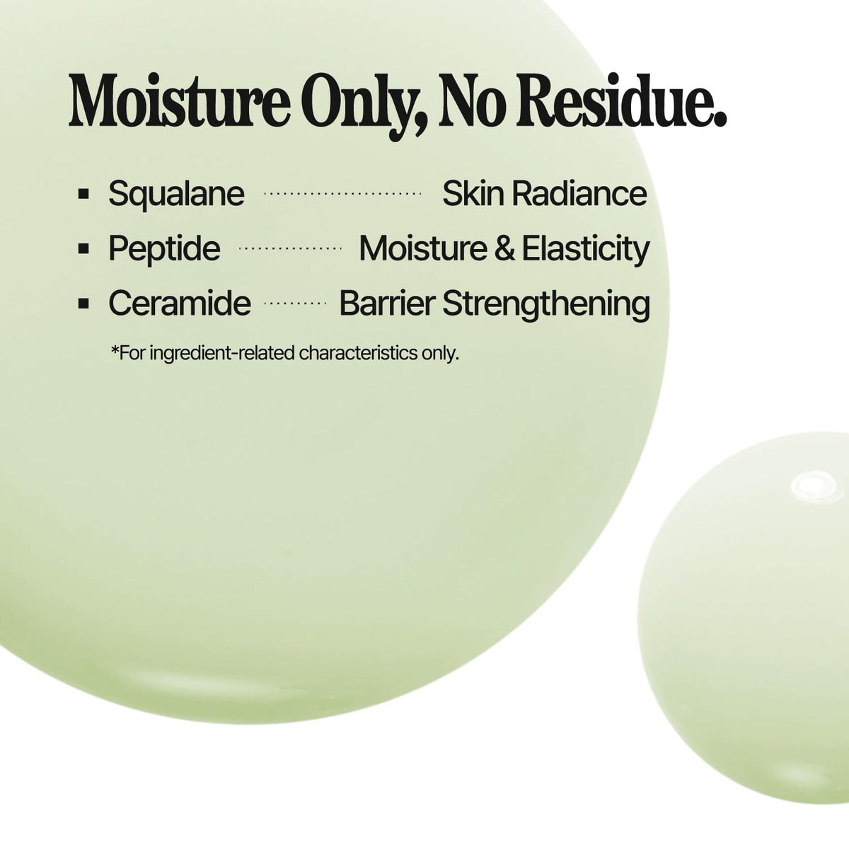 Knock milky texture close-up demonstrating lightweight spreadability and quick absorption
