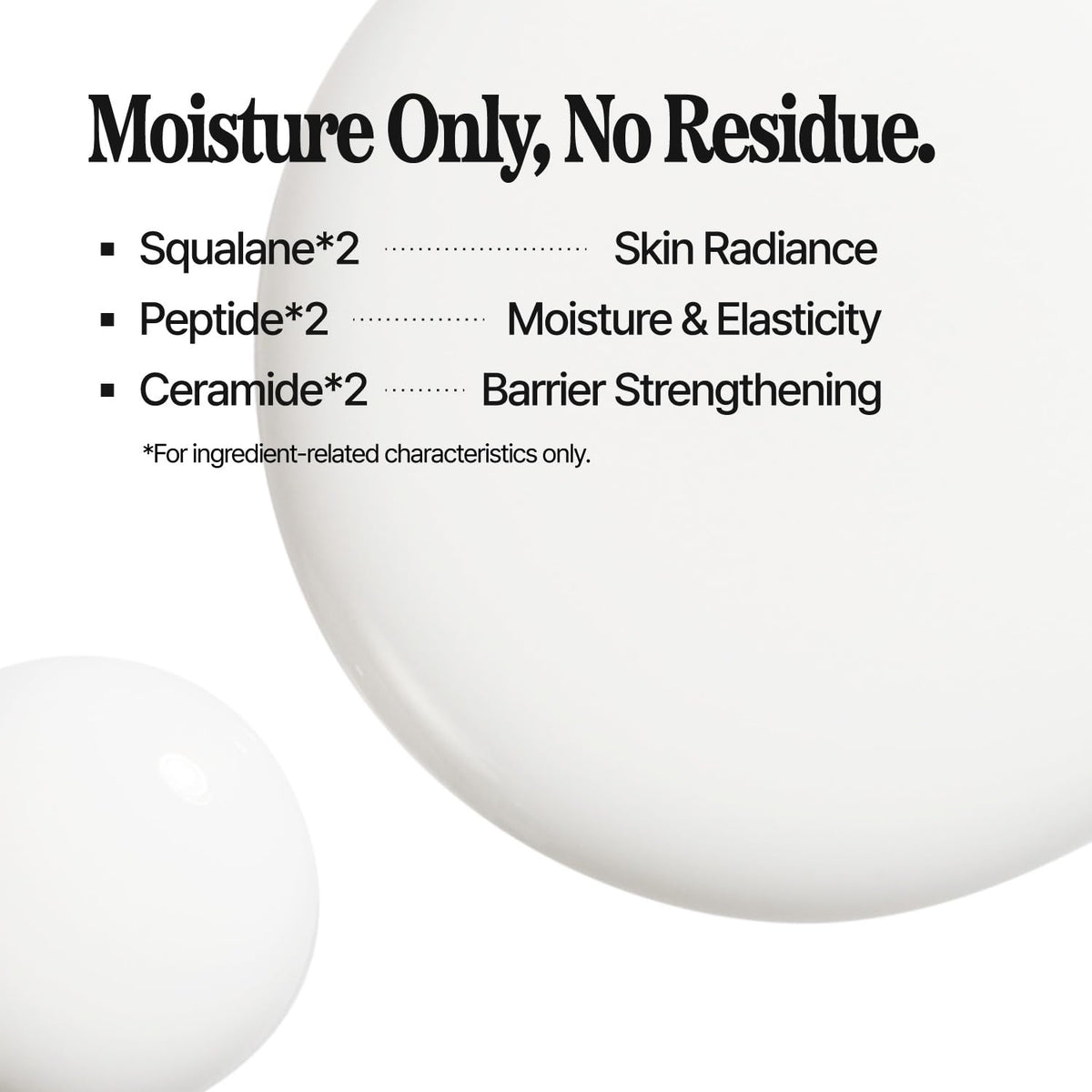 Knock pump dispensing formula illustrating easy use and mess-free application