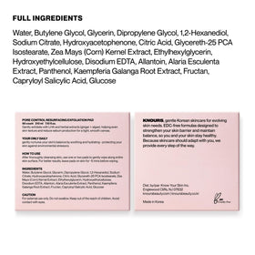 Knours top view of container emphasizing 90-count supply