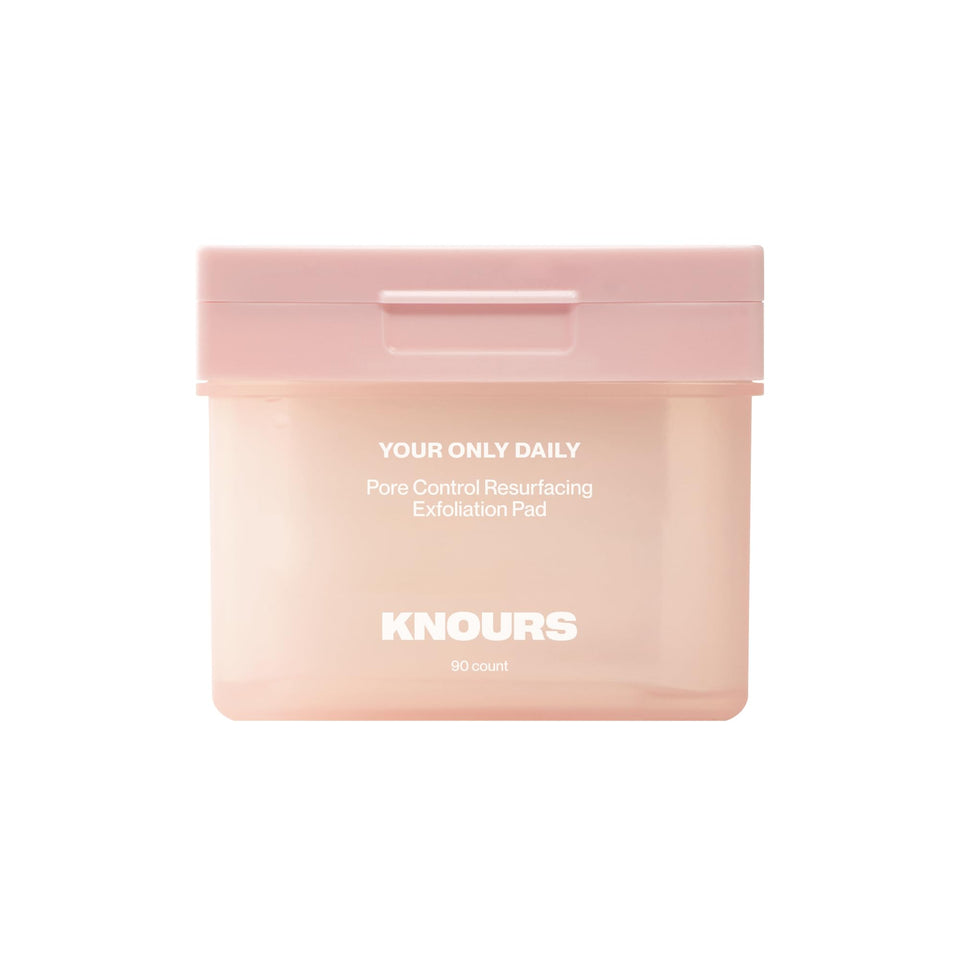 Knours front packaging showing 90-count pads and benefits
