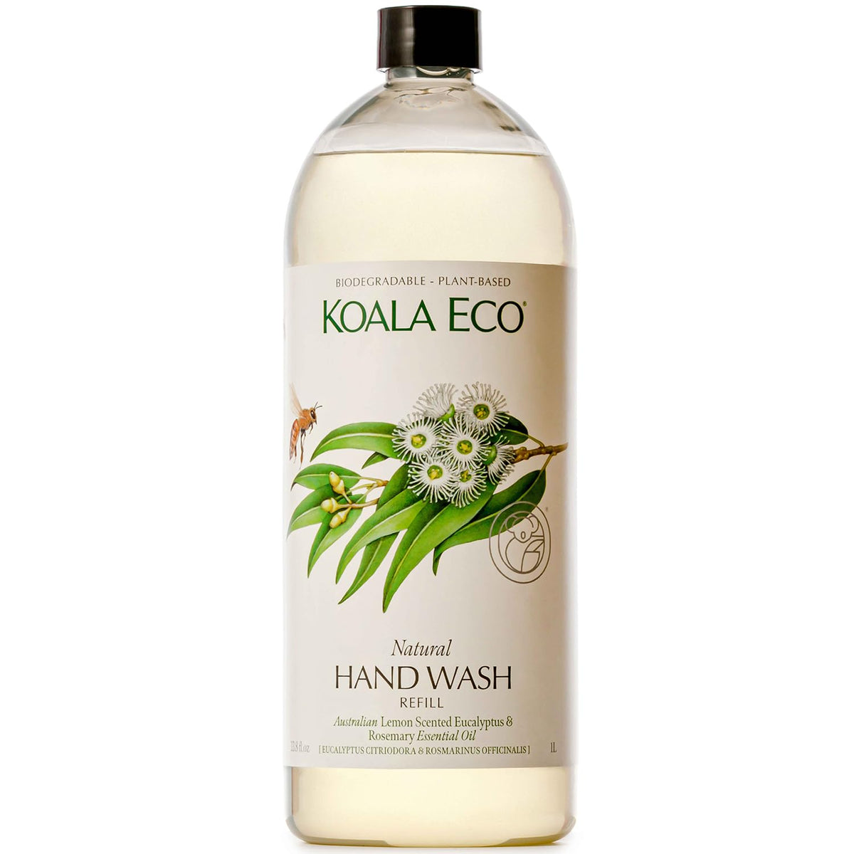 Koala Eco front bottle showing label and fresh aromatic benefit