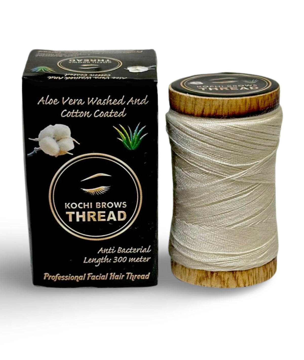 Kochi co front packaging showing natural thread and clear labeling for professional use