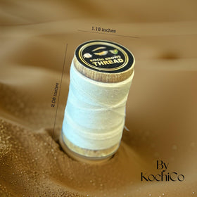 Kochi co close-up of organic cotton twist highlighting smooth texture for precise control