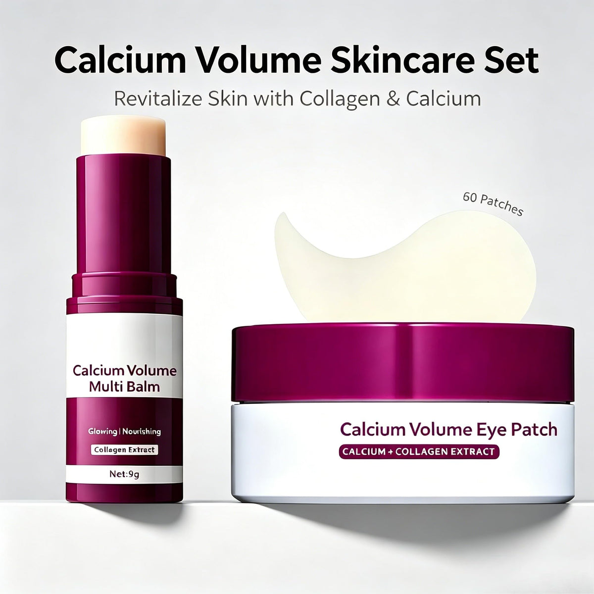 KOEC balm applied along jawline to demonstrate spot hydration and smoothing benefit
