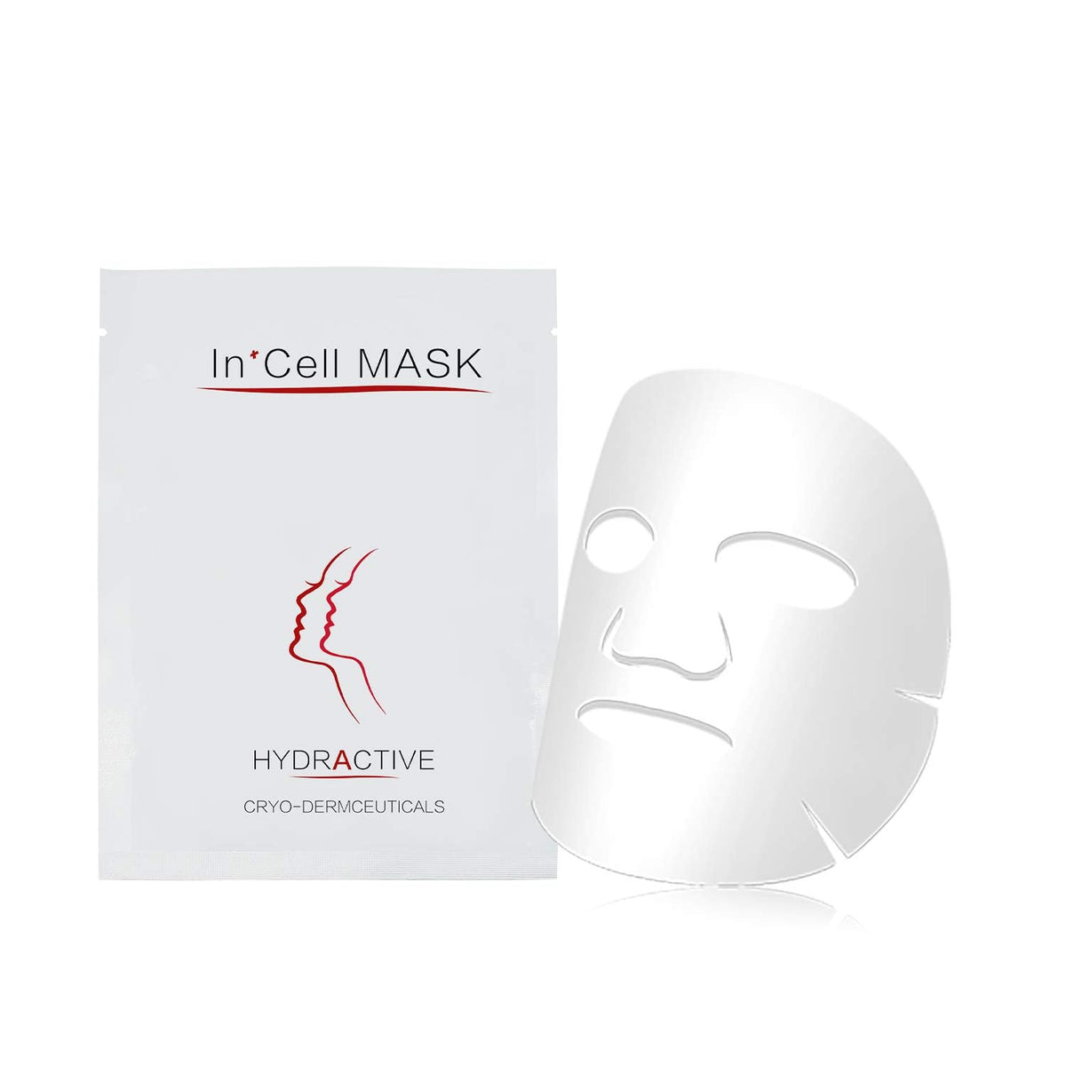 Koi Beauty mask applied to face demonstrating cooling, redness relief