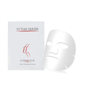 Koi Beauty mask applied to face demonstrating cooling, redness relief