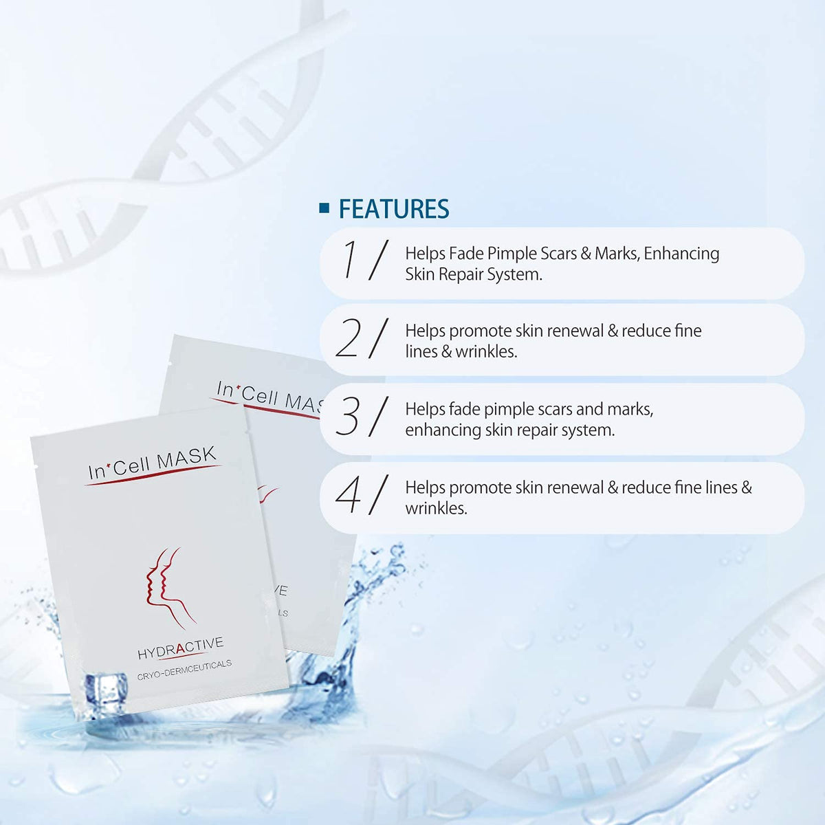 Koi Beauty serum droplet highlighting hyaluronic hydration and vitamins