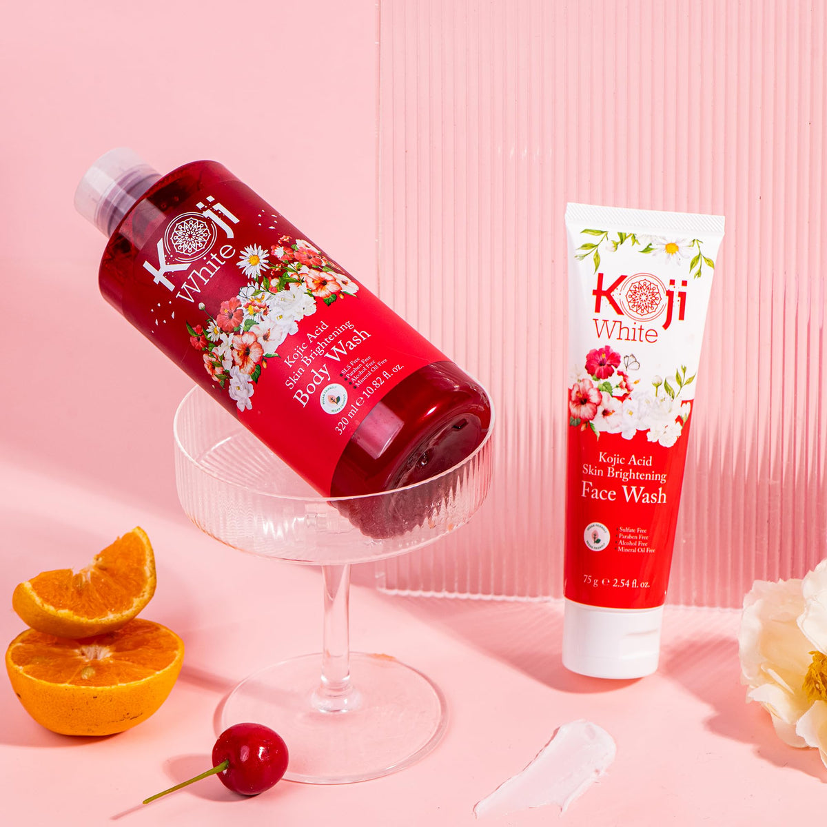 Koji White back-of-bottle directions and usage guidance for customers