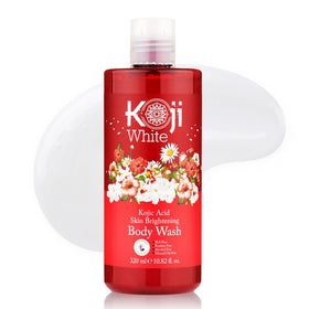 Koji White front label showing product name and benefits for daily brightening