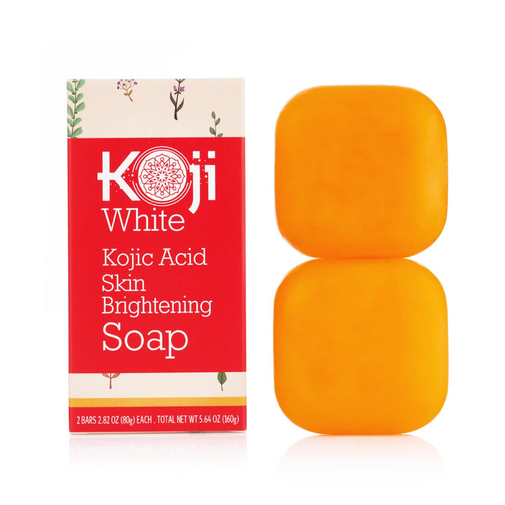 Koji White front packaging showing bar and brightening benefit