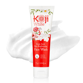 Koji White front packaging showing cleanser and brightening benefit