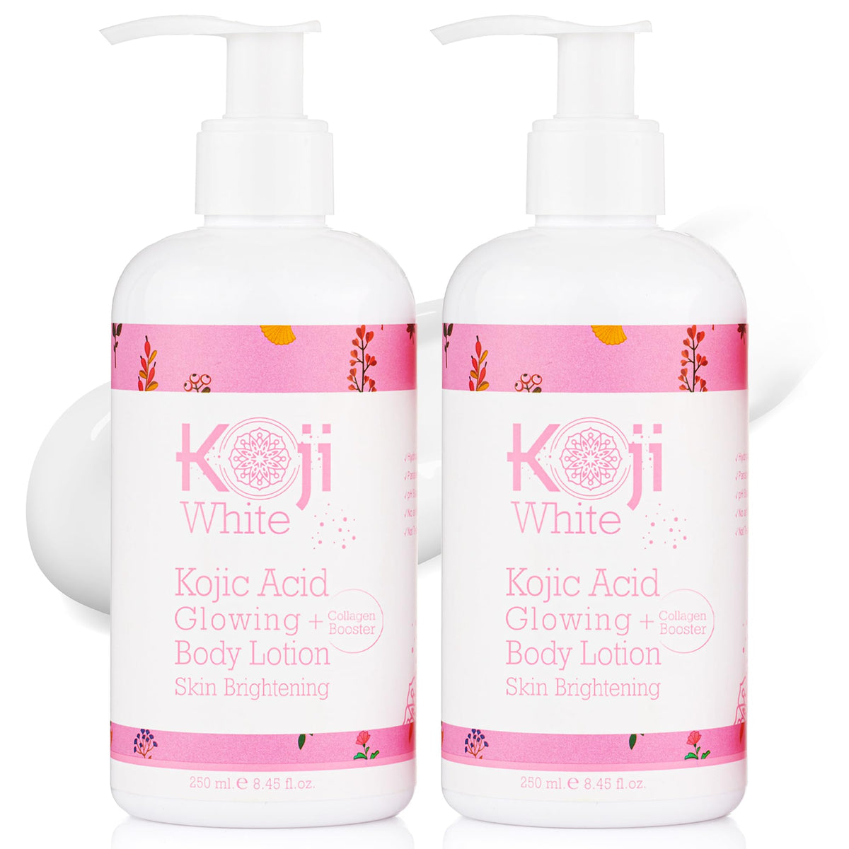 Koji White front packaging showing clean vegan brightening lotion