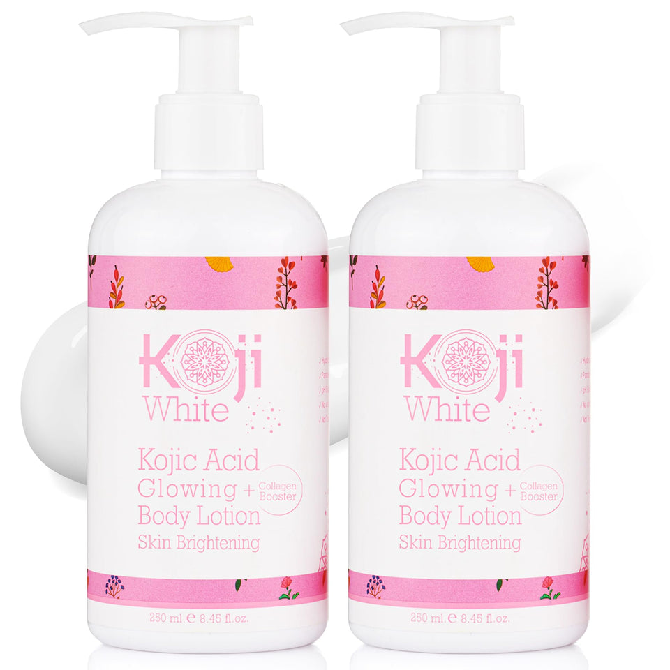 Koji White front packaging showing clean vegan brightening lotion