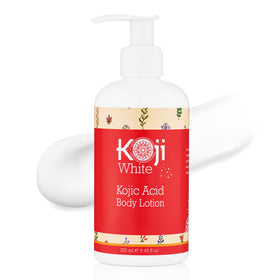 Koji White front packaging showing bottle and branding, highlights quick absorption