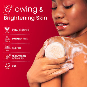 Koji White label ingredients list visible to show kojic, glutathione, Q10