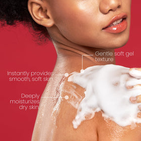 Koji White in shower scene creating relaxing aromatic cleansing moment