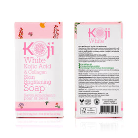 Koji White bar beside coin for size comparison and practical scale