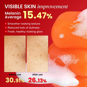 Koji White glycerin bar texture detail highlighting hydration
