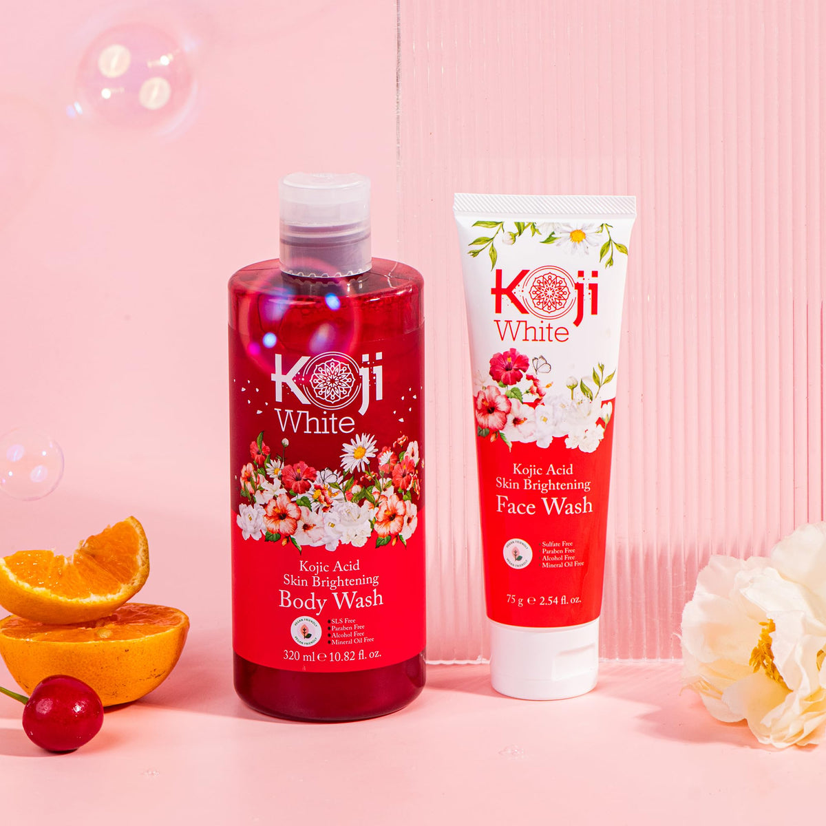 Koji White vegan PETA badge emphasizing cruelty-free and ethical choice