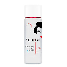 Kojie San front packaging showing bottle and logo for clear product identification