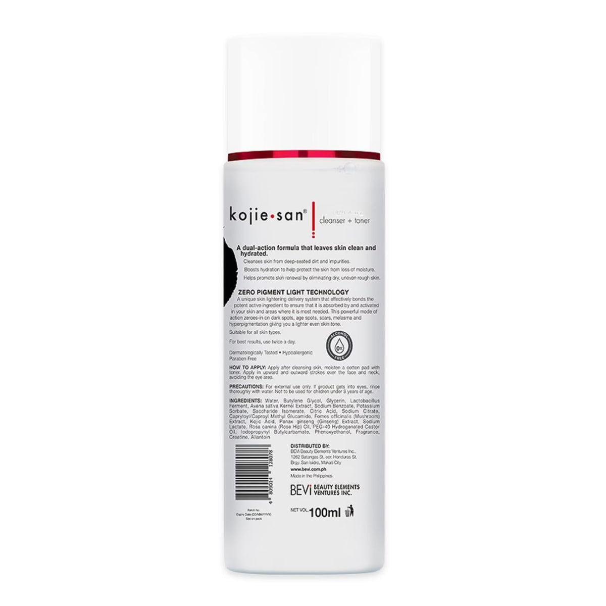 Kojie San with natural botanical elements highlighting naturally derived ingredient benefit
