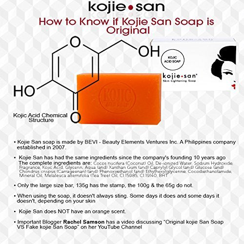 Kojie San soap placed in bathroom showing everyday use convenience