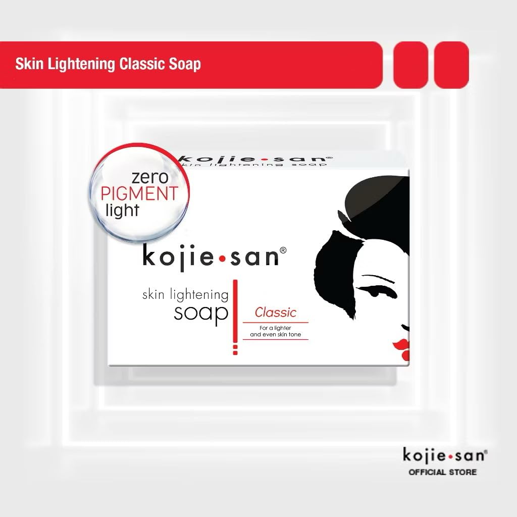 Kojie San single orange bar close-up showing smooth surface and easy lathering