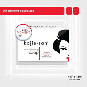 Kojie San single orange bar close-up showing smooth surface and easy lathering