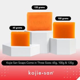 Kojie San bar close-up reveals smooth texture for gentle exfoliation