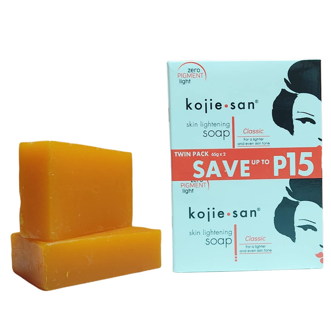 Kojie San bar beside ruler showing 65g scale and travel-friendly size