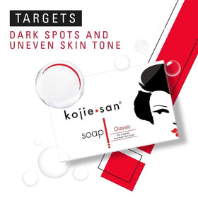 Kojie San underarm application illustrating targeted spot care and confidence