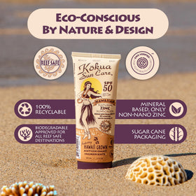 Kokua Sun Care application on face demo for gentle, baby-safe use