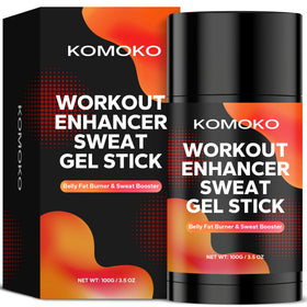 Komoko front packaging showing 3.5 oz stick and clear branding for workout use