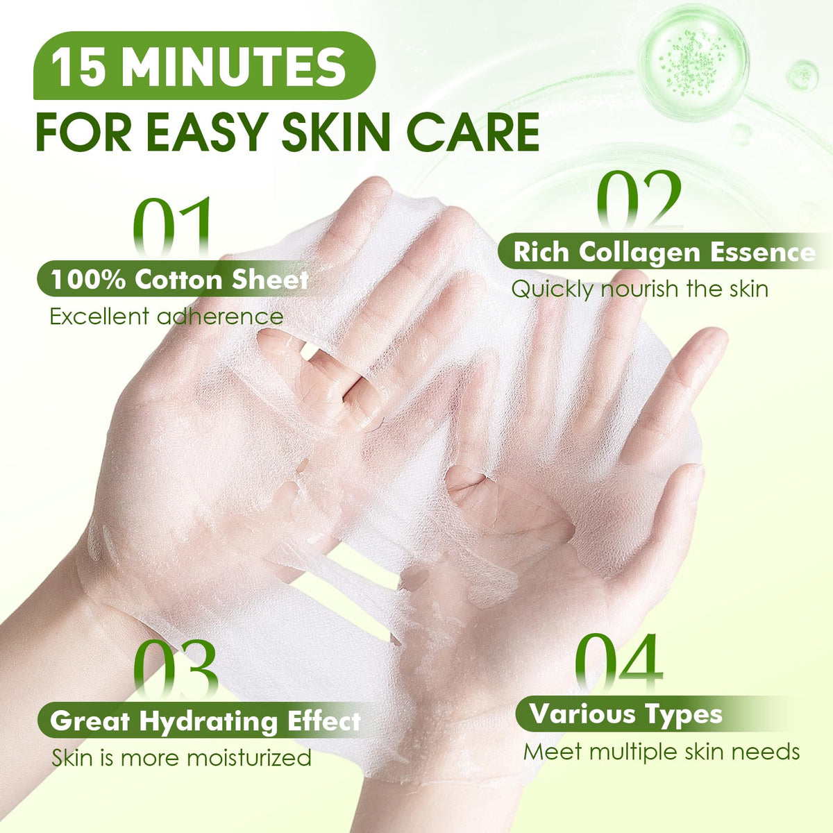 KONEUK close up of collagen serum texture demonstrating hydrating formula
