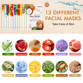 KONEUK close-up of mask sheet texture illustrating soft fabric and enhanced serum absorption